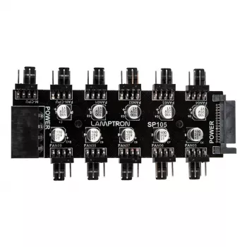 Lamptron SP105 10-kertainen PWM-tuuletinkeskitin