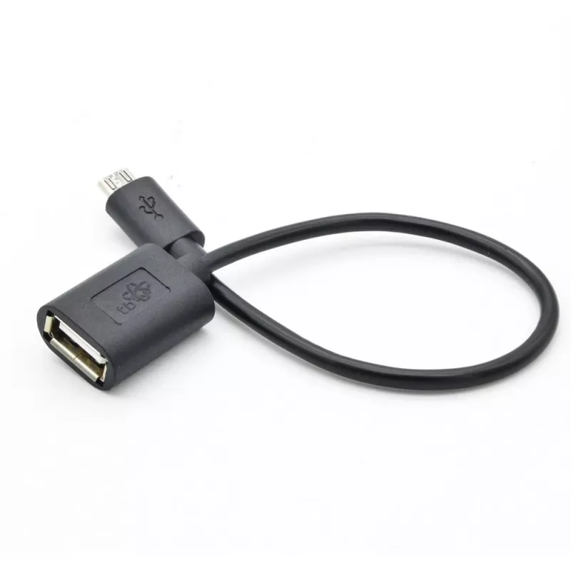 OTG-kaapeli TB AKTBXKUWOTG015B 15 cm, musta, USB OTG -liitäntä
