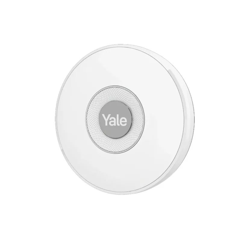 Yale Indoor -sireeni langaton harmaa, valkoinen