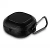 Tech-Protect Rough Carbon suojakuori Samsung Galaxy Buds 2 Pro/2/Live/Pro -latauskoteloon, musta