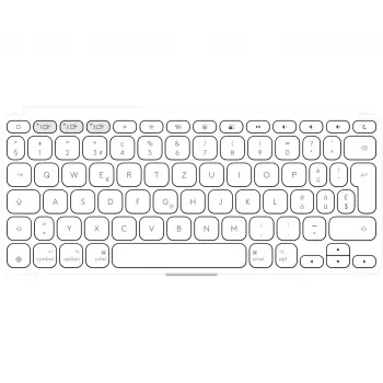 Logitech KEYS-TO-GO 2 -näppäimistö, langaton integroitu kansi, Bluetooth LE, DE-asettelu