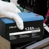 Qoltec LiFePO4 litiumrautfosfaattiakku 12,8 V 12 Ah 153,6 Wh BMS:llä