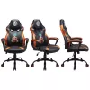 PC-pelituoli Subsonic SA5573-D4 pehmustettu istuin musta oranssi