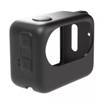 Silikonisuojakotelo Insta360 GO 3 -latauskotelolle Puluzilta (musta) - suojakotelo latauskotelolle