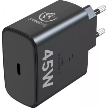 Rebeltec pikalaturi USB-C RBLAKT00026 45W kannettaville ja puhelimille