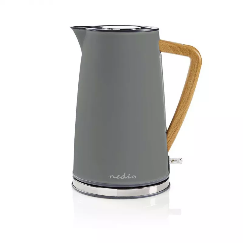 Sähköinen vedenkeitin Nedis KAWK510EGY 1,7 l 2200 W harmaa