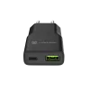 Virtalähde NATEC Ribera NUC-2377 — 1×USB-A, 1×USB-C, 3 A lähtö