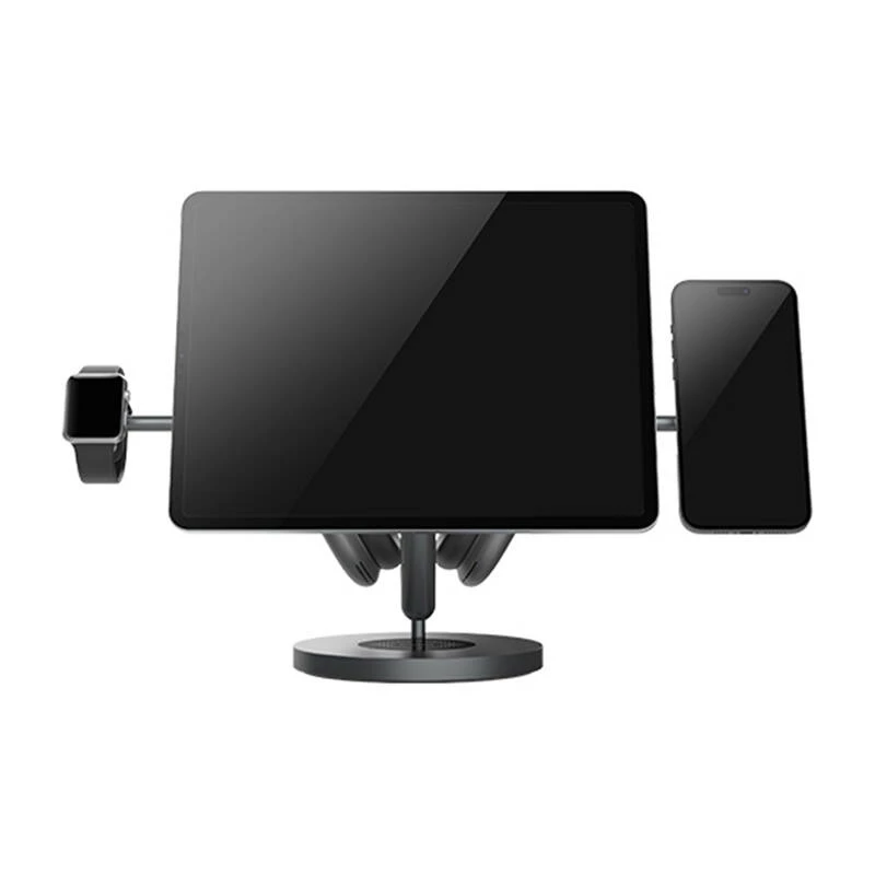Modulaarinen teline tabletille, kellolle ja kuulokkeille Nillkin SnapBranch — harmaa