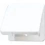 JUNG CD 590 KL WW Läppäkansi 50x50 mm laitteille, valkoinen