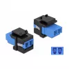 DeLOCK Keystone-moduuli LC Duplex female - LC Duplex female