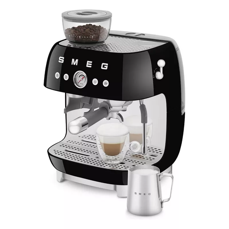 SMEG EGF03BLEU espressokeitin. kahviautomaatti 50s Style. musta
