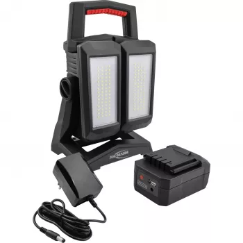 Työvalaisin ANSMANN HS4500R-DUO akkukäyttöinen 4500 lm, kannettava LED-valonheitin