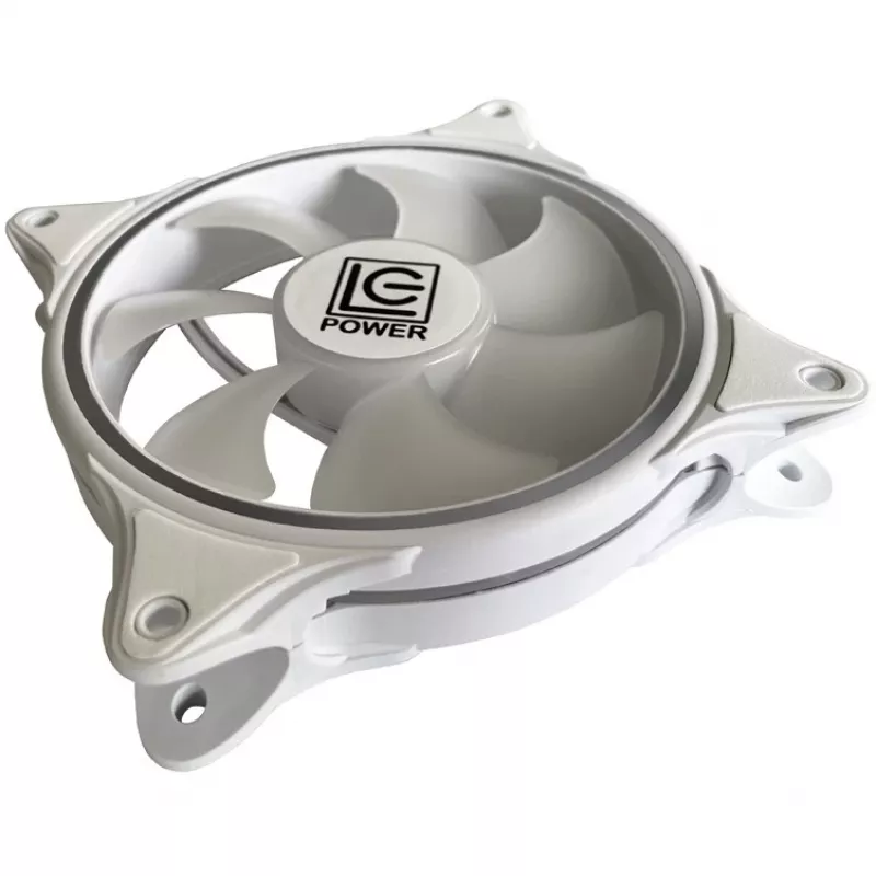 LC-Power LC-CF-120-ARGB-W 120mm ARGB kotelotuuletin – valkoinen