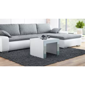 Cama TESS60 BI/SZ sohvapöytä / sivupöytä / kulmapöytä sohvapöytä neliön muotoinen 2 jalkaa