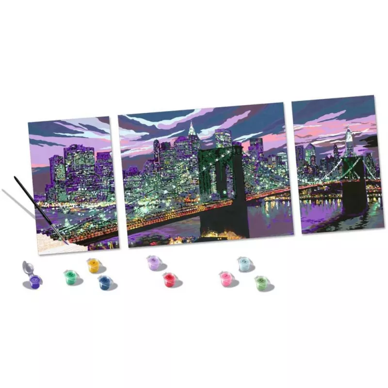 Maalaa numeroilla - Creart uusi York Skyline