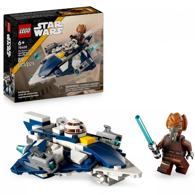 LEGO Microfighter Star Wars Plo Koonsin Jedi-tähtihävittäjä 75400 — 89 osaa, 1 minihahmo, ikä 6+