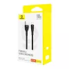 Baseus Flash 2 USB A-USB C pikalatauskaapeli 2 m 100 W musta