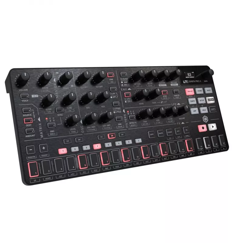 Analogi-syntetisaattori IK Multimedia Uno Synth Pro X — 8-ääninen polyfonia, pöytämalli