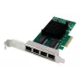 DIGITUS 4-porttinen Gigabit Ethernet -verkkokortti, RJ45, PCI Express, Intel I350
