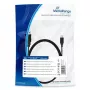 Lataus- ja synkronointikaapeli MediaRange MRCS184 USB 2.0 - Micro-USB 2.0 B -pistoke 1,8 m musta