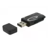 Kortinlukija DeLOCK Mini USB 2.0 SD- ja micro-SD-paikalla