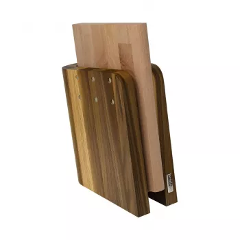 Magneettinen keittiölohko artelegno 86/WL — magneettinen veitsiteline pähkinäpuusta