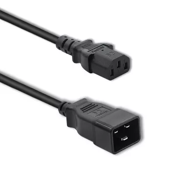Virtakaapeli Qoltec 53991 musta 1,2 m C20 C13 liitin