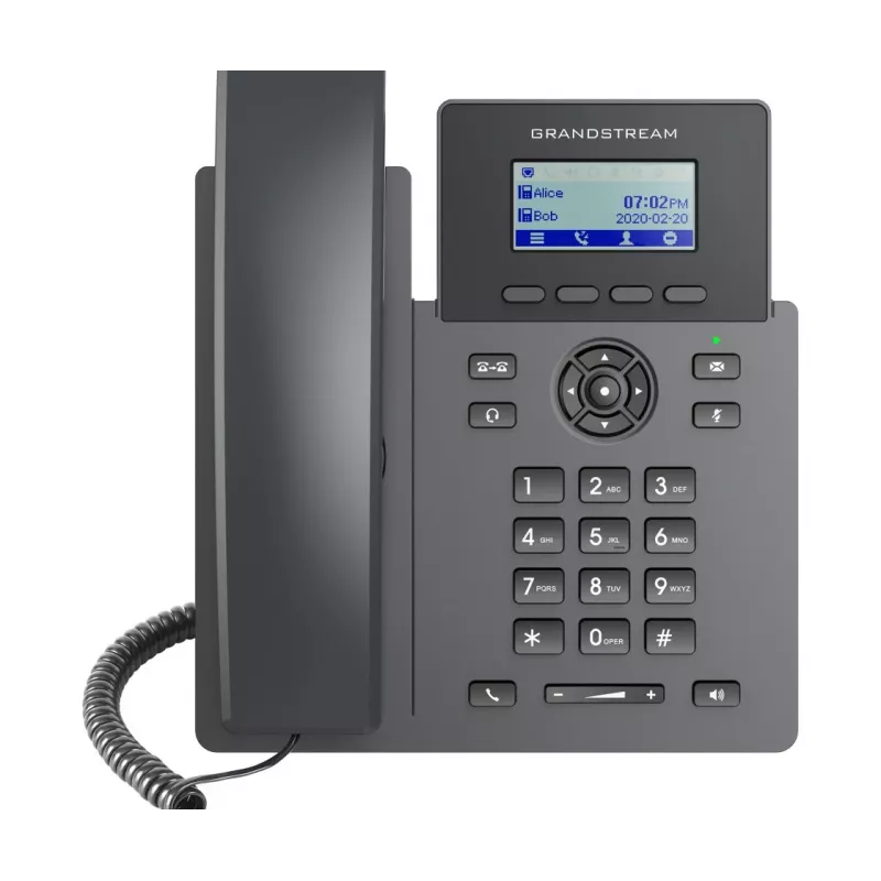 Grandstream Networks GRP2601P IP-puhelin musta 2 linjaa LCD