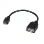 VALUE USB 2.0 -kaapeli, USB 2.0 tyyppi Micro B - tyyppi A BU, OTG 0,15 m (11.99.8311)