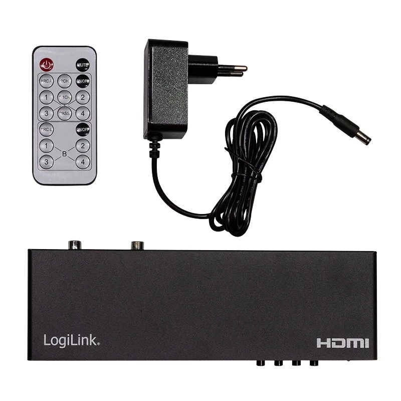 HDMI-kytkin 4x2-porttinen 4K/60Hz