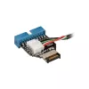 Akasa AK-CBUB38-40BK sisäinen USB 3.1 – sisäinen USB 3.0 -sovitinkaapeli, 40 cm