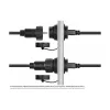 Good Connections -teollisuuspistoke S4 USB 2.0 -kaapeli, USB-A–Mini-USB, 1 m (IC04-U202)