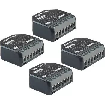 Setti 4 kpl Shelly 2PM Gen4 Zigbee/Matter-ohjaimia