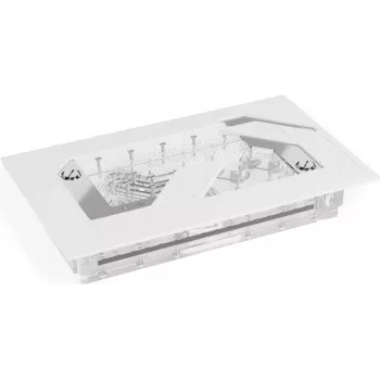 Alphacool Apex Distroplate Dark Base Pro 901 valkoinen VPP/D (14659)