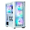 Zalman Z10 DUO ATX ZM-IF120 x4 valkoinen