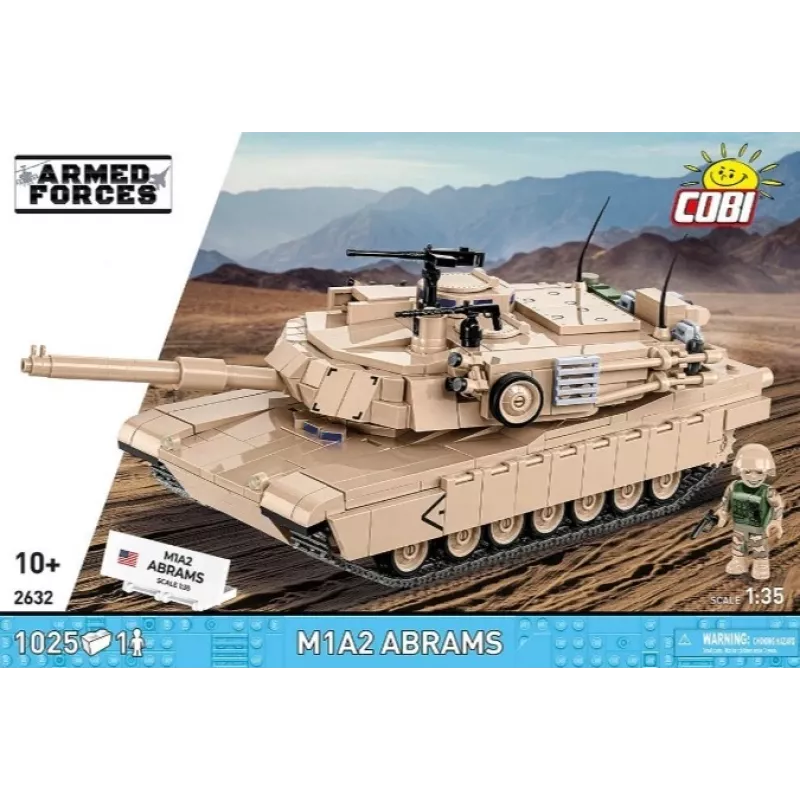Rakennussarja-palikat Cobi M1A2 Abrams 1025 osaa malli COBI-2632
