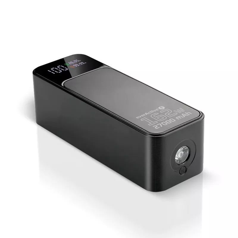 Virtapankki everActive EB-27Q 27 000 mAh, 2× USB-C, Quick Charge 4+