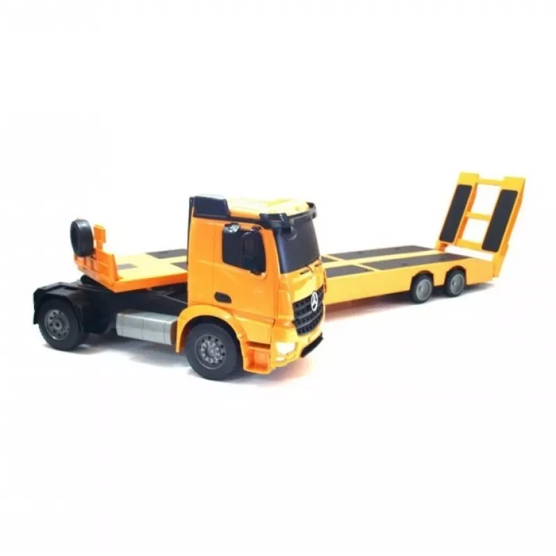 Double E 1/20 mittakaava valmiiksi koottu RC Mercedes-Benz Arocs lavettiyhdistelmä