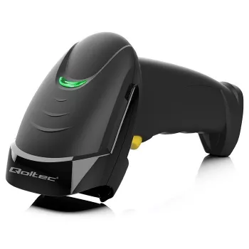 Käsikäyttöinen 1D/2D langallinen viivakoodilukija QOLTEC 50853 — USB, ABS-kotelo, 1,65 m kaapeli, 97×65×167 mm, 105 g
