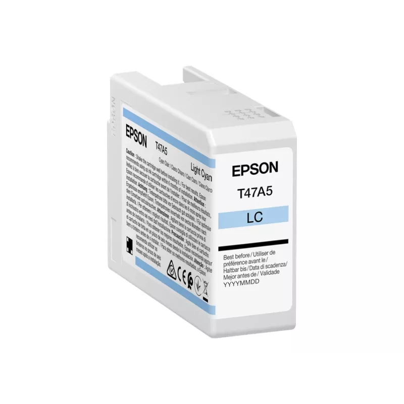 Mustepatruuna Epson UltraChrome Pro 10 T47A5 syaani (alkuperäinen, vaaleansyaani)