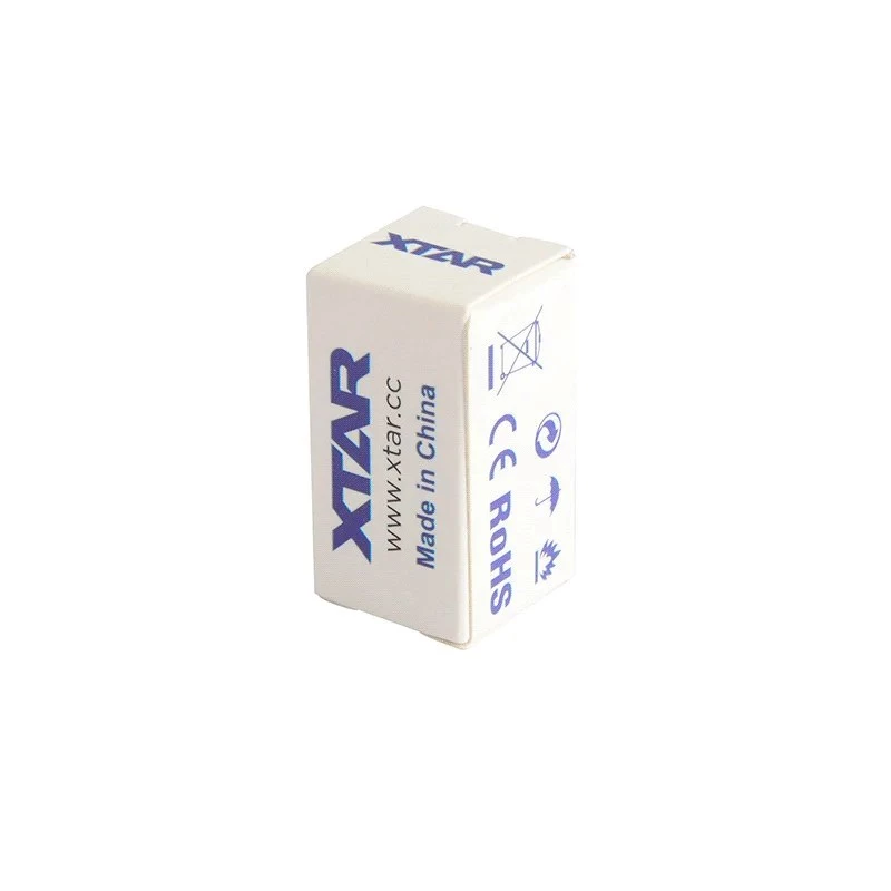 XTAR 16340 (R-CR123) ladattava Li-ion-akku 3,7 V 650 mAh, suojattu