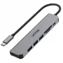 USB-C-keskitin Unitek 7in1 alumiini PD 100W 5 Gbps — moniporttinen sovitin Power Delivery -tuella