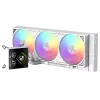 Gamemax CPU-nestekühler | GLACIER 360 LCD WH | Intel, AMD