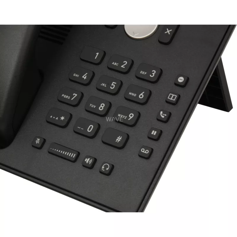 snom D120 - VoIP-puhelin - kolmen osapuolen neuvottelu - SIP - 2 kaapelia - musta (4361)