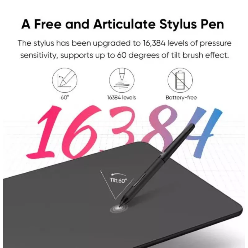 Piirtopöytä XP-Pen DECO 01 V3 — 5080 lpi, 254 x 158,75 mm, musta, USB (langallinen ja langaton)
