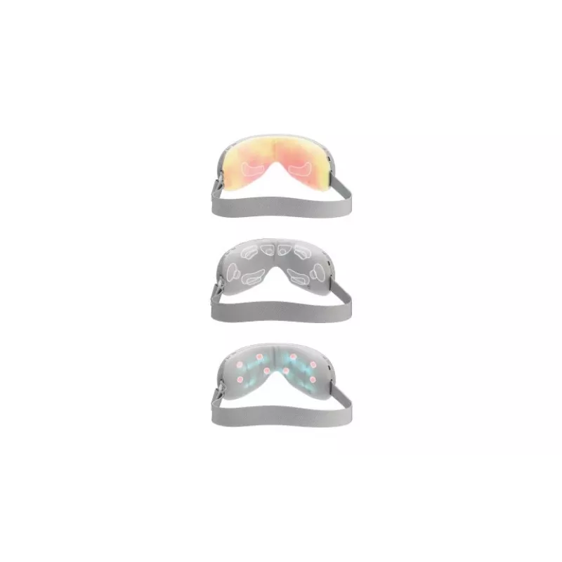 Therabody SmartGoggles hierontalaite kasvoille harmaa