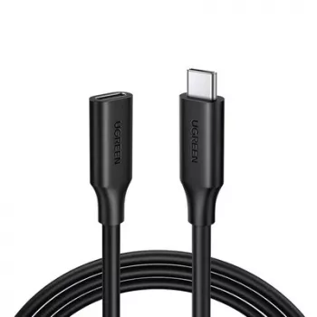Ugreen 10387 USB-kaapeli USB 3.2 Gen 2 (3.1 Gen 2) 1 m USB C musta