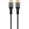 Plus High-Speed-HDMI-kaapeli Ethernetillä, 4K @ 60Hz (harmaa, 15 metriä)