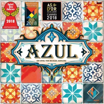 Lautapeli Asmodee Azul — perhepeli, strategiapeli, suositus 8-vuotiaille ja vanhemmille