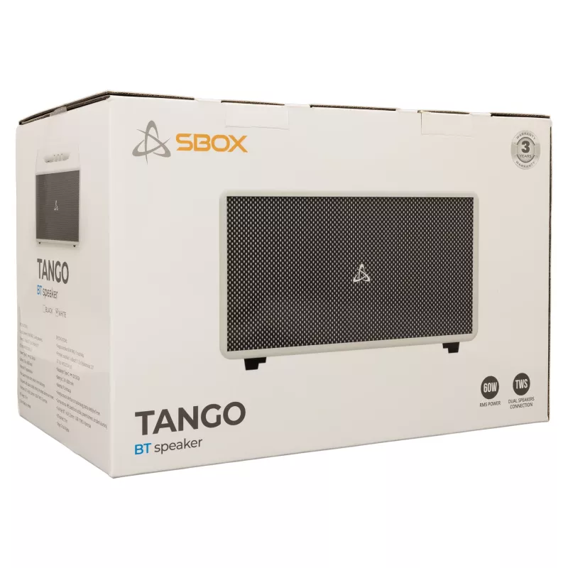 Kannettava kaiutin Sbox BT-60 Tango valkoinen